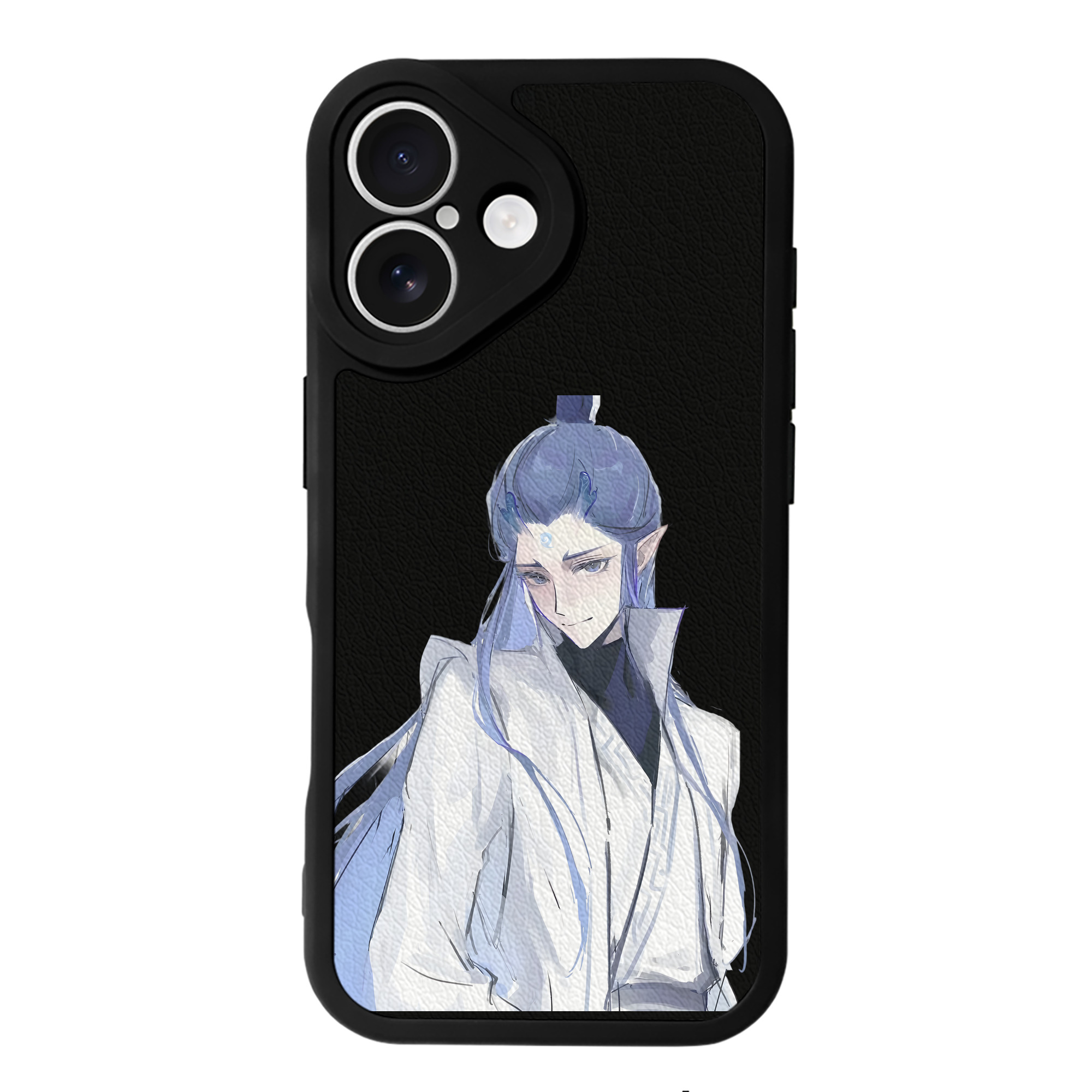 （画像用） Ne Zha 2 ナタ 魔童の大暴れ 【iPhone 16シリーズ対応】シリコンスマホケース（レザー調） 材質：シリコン